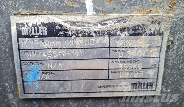  2' BUCKET, 60mm PINS Cucharones