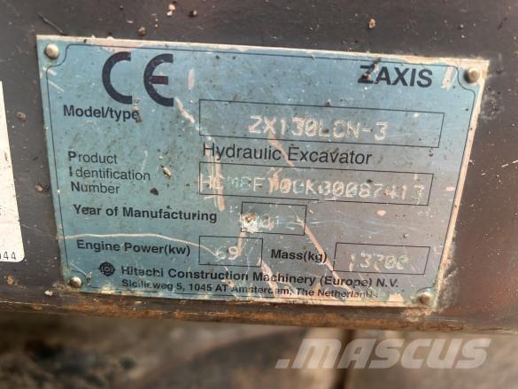 Hitachi ZX130 - 3 Excavadoras de cadenas