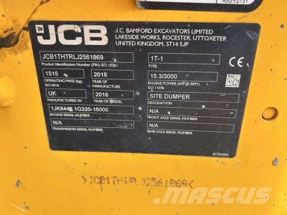 JCB DUMPER 1T-1 Dúmpers de obra