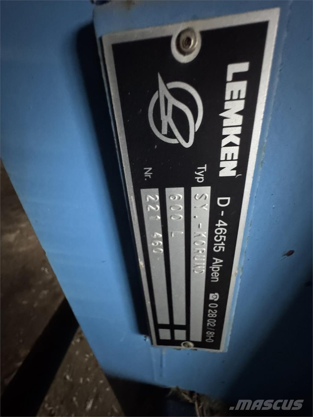 Lemken System-Korund Otros equipos usados para la recolección de forraje