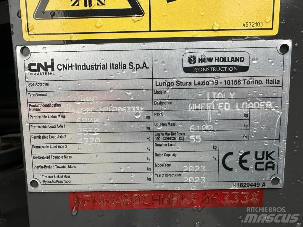 New Holland W 80 C Cargadoras multifunción