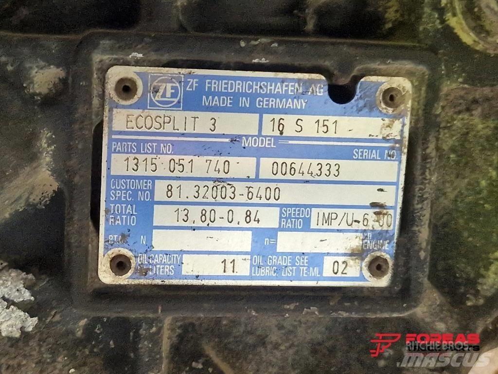 ZF ECOSPLIT 16S - 151 Cajas de cambios
