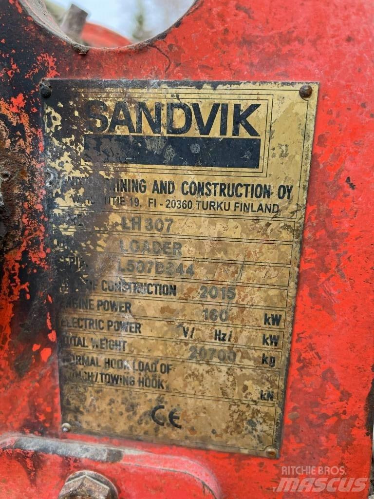 Sandvik LH 307 Cargadoras subterráneas