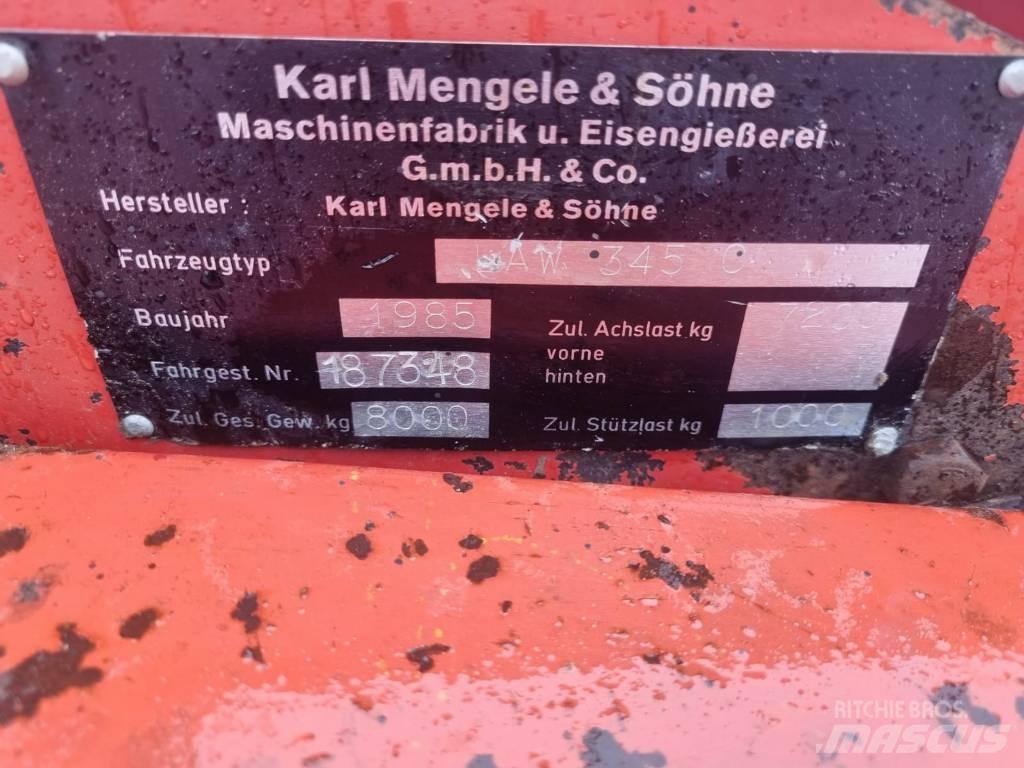 Mengele AW 345 c Remolques autocargadores