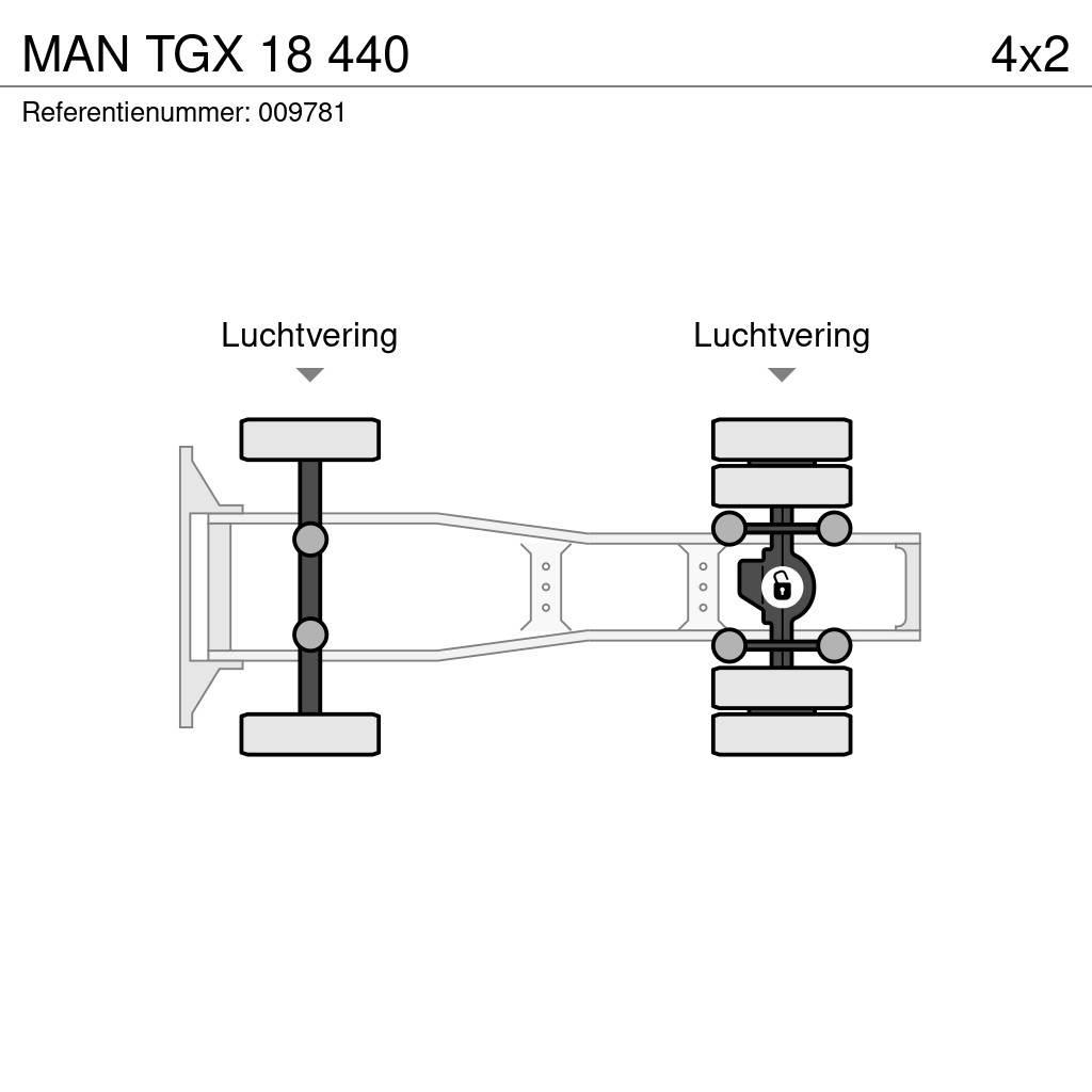 MAN TGX 18 440 Cabezas tractoras