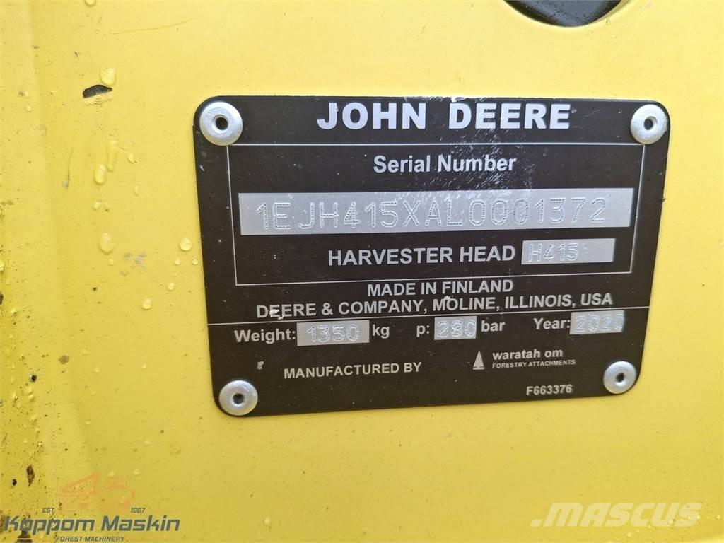 John Deere H415hd Cabezales cortadores