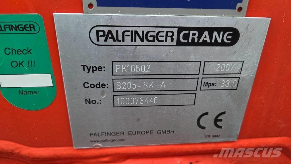 Palfinger PK 16502 Grúas cargadoras