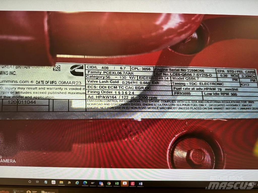 Cummins QSB6.7C-T4 Construcción - Otros
