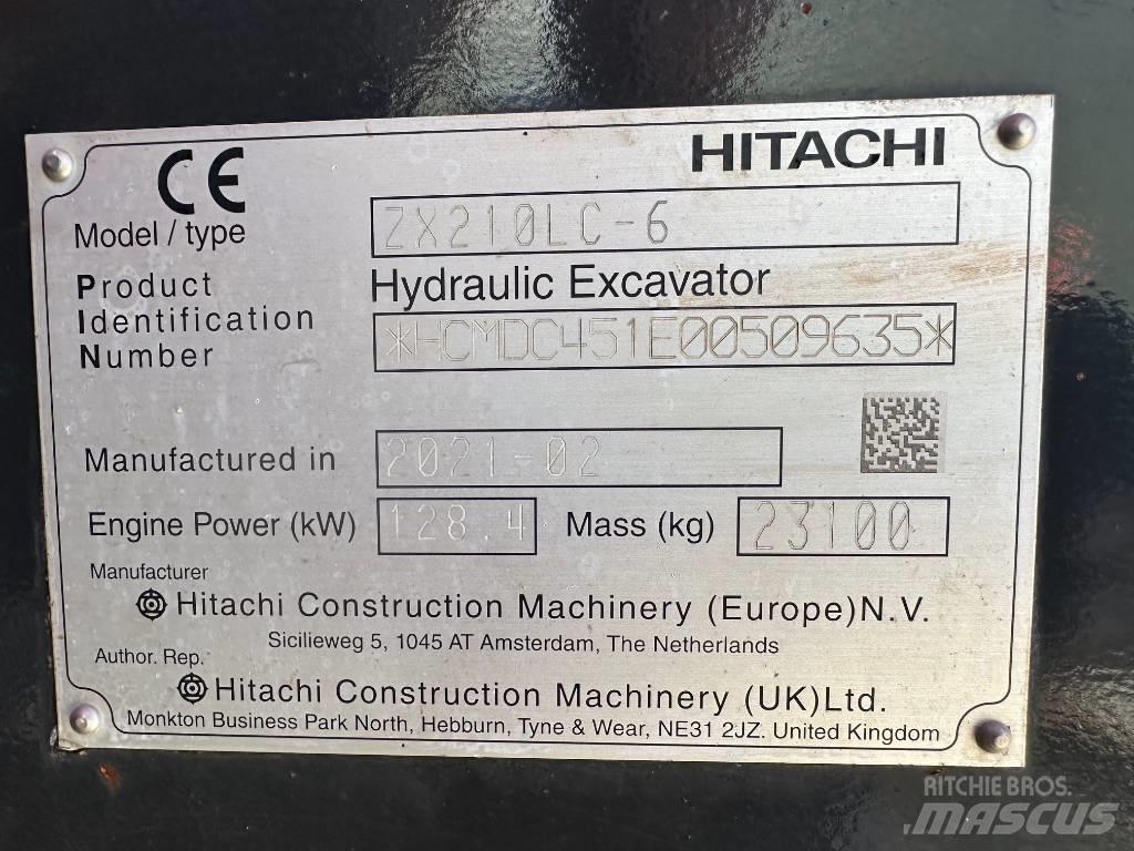 Hitachi ZX 210 LC-6 Excavadoras de cadenas