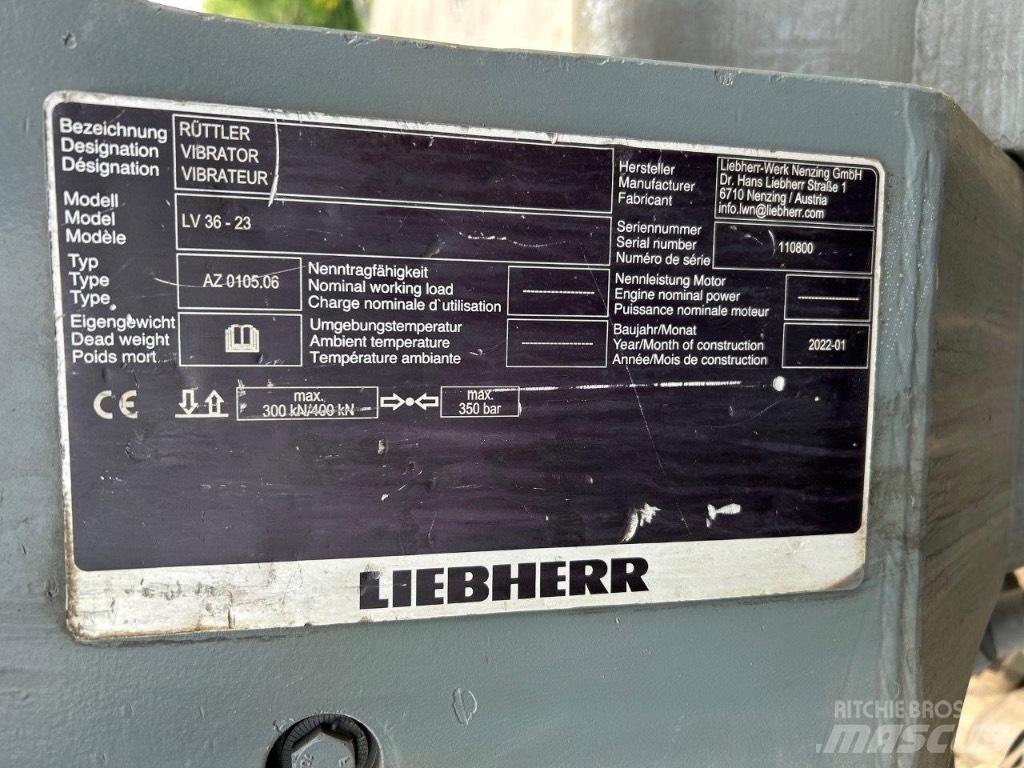 Liebherr LV36 Martinetes vibradores