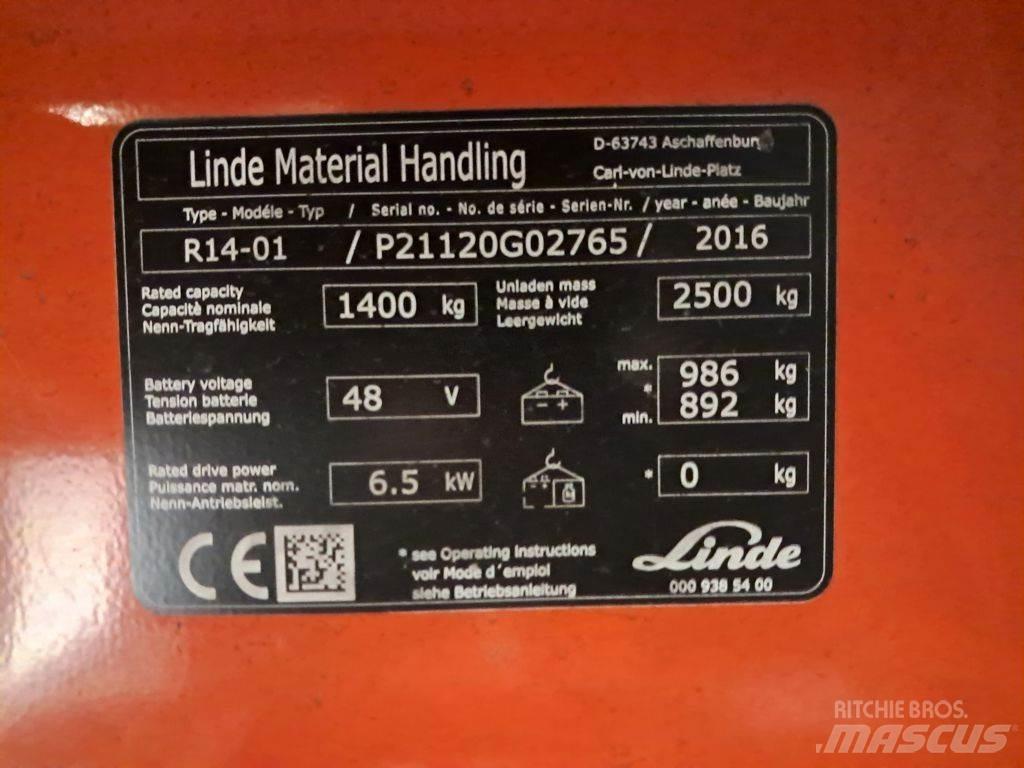 Linde R14-01 Carretillas retráctiles