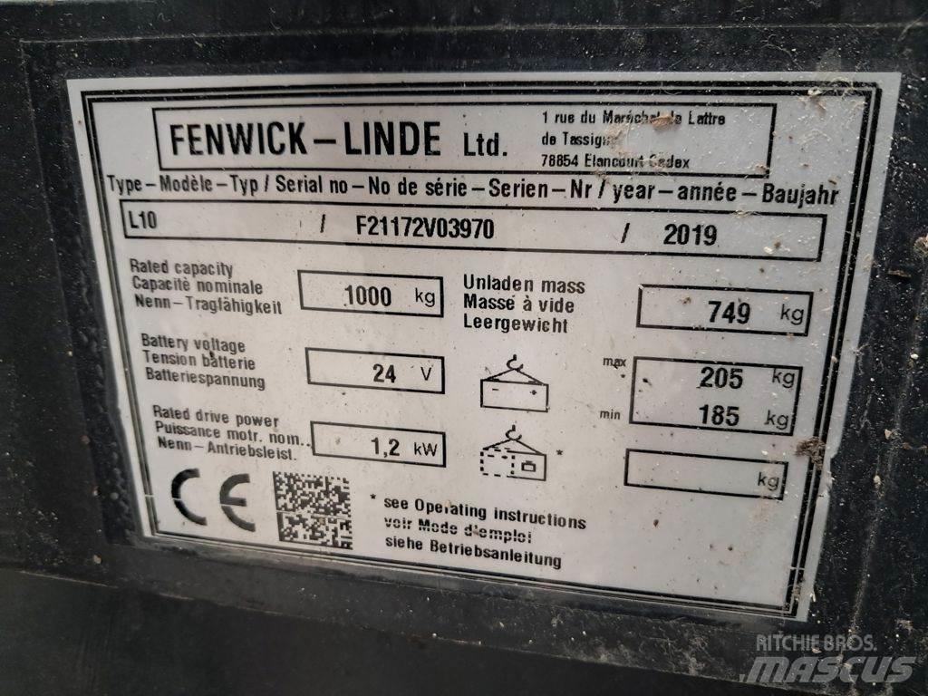 Linde L10 Apiladores eléctricos