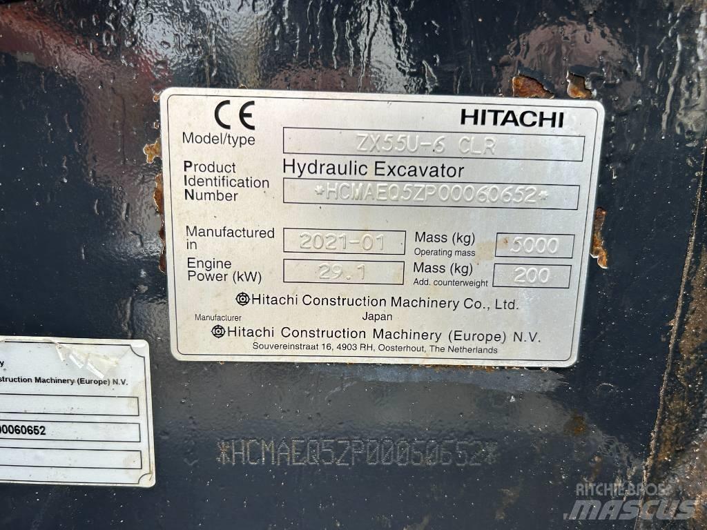 Hitachi ZX55U-6 Mini excavadoras < 7t