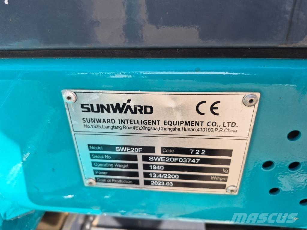 Sunward SWE 20 F Mini excavadoras < 7t