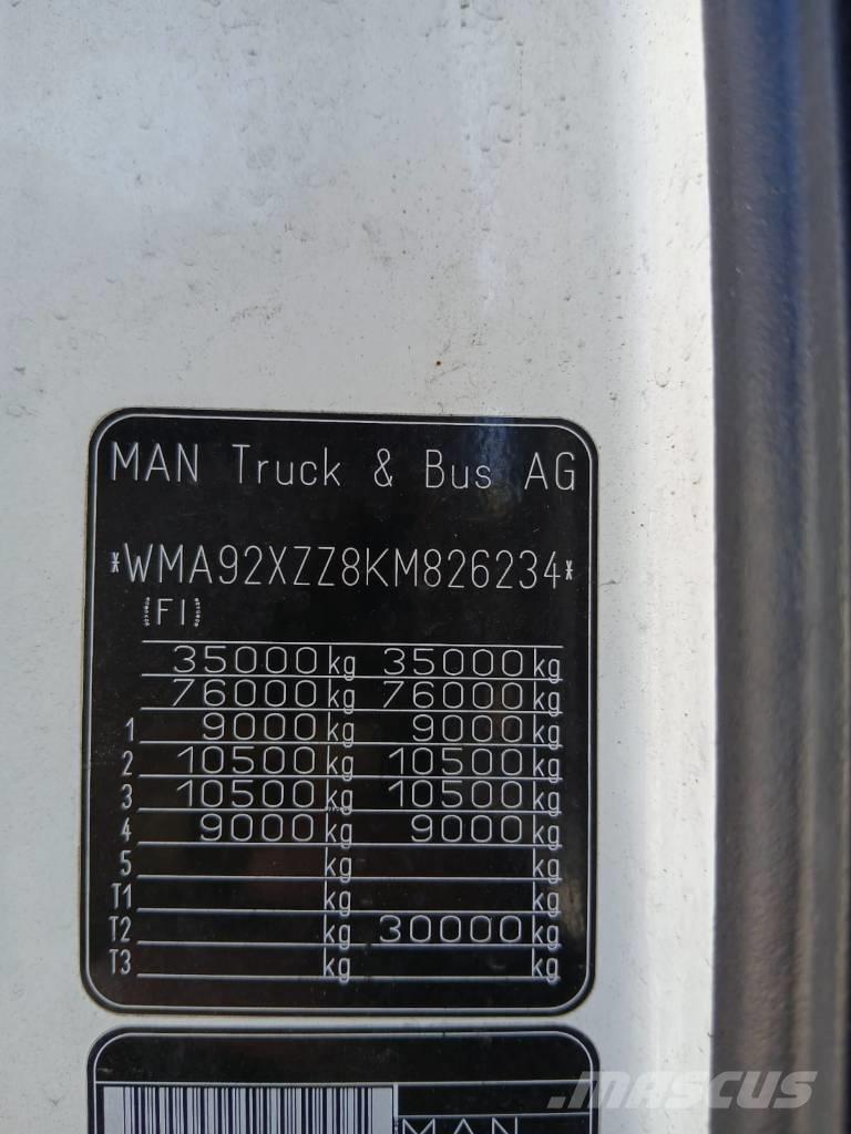 MAN TGX 35.580 Camiones portacoches