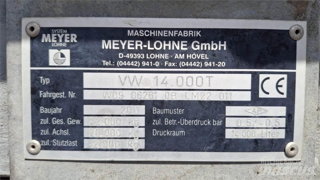Meyer VW 14.000T Remolques esparcidores de estiércol