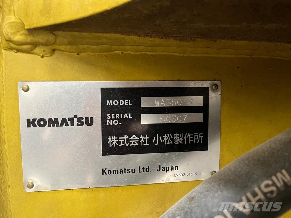 Komatsu WA 350-3 Cargadoras sobre ruedas