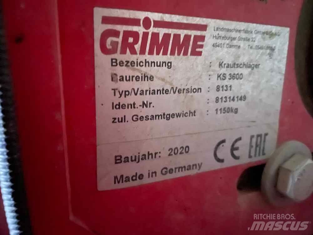 Grimme KS 3600 Equipos para patatas - Otros