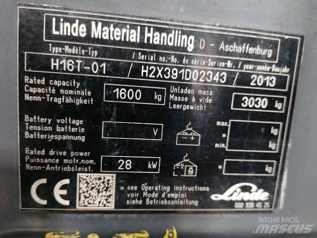 Linde H16T-01 Carretillas LPG