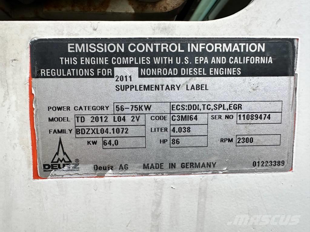 Hamm DV 70 VV Rodillos de doble tambor