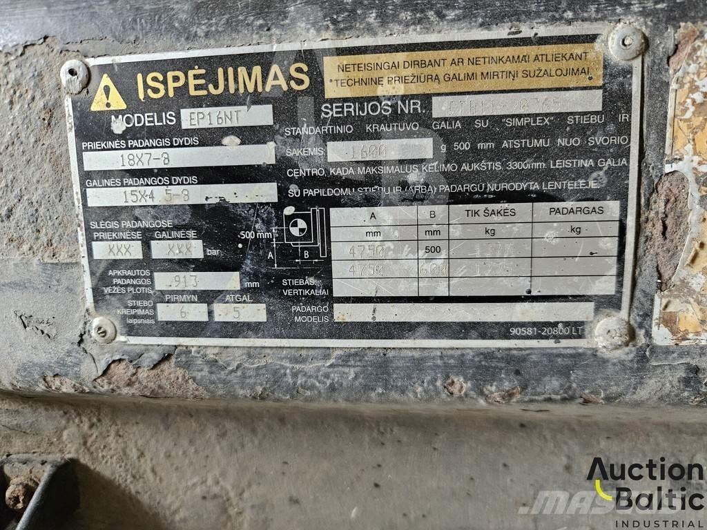 CAT EP 16 NT Carretillas de horquilla eléctrica