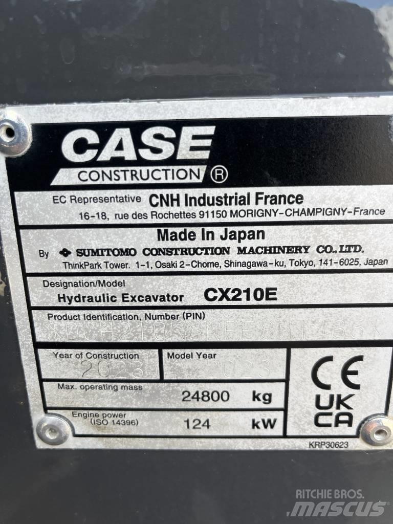 CASE CX 210 E Excavadoras de cadenas