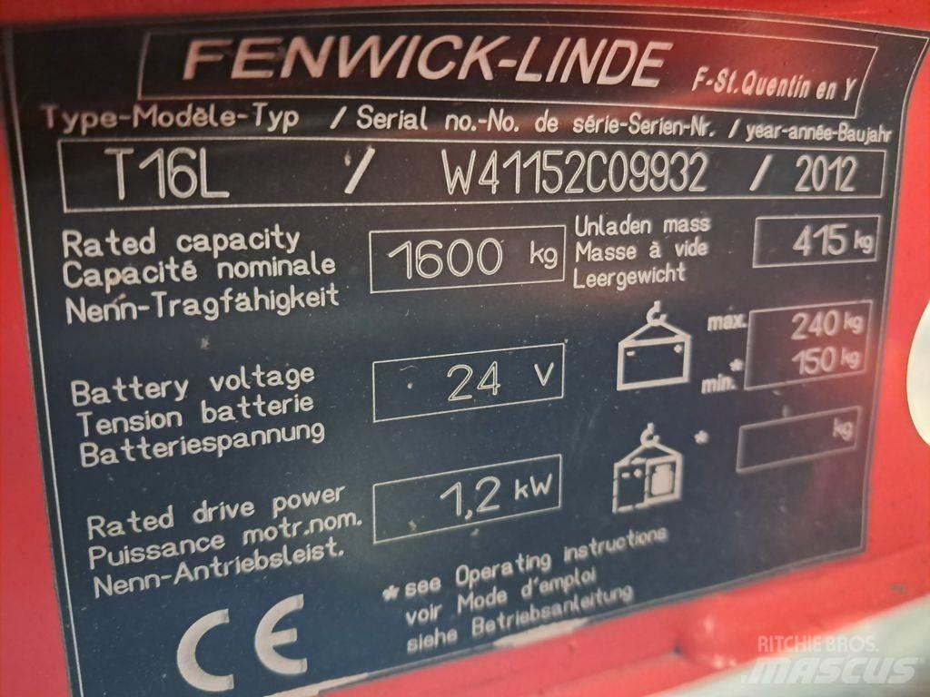 Linde T16L Transpaletas Electricas