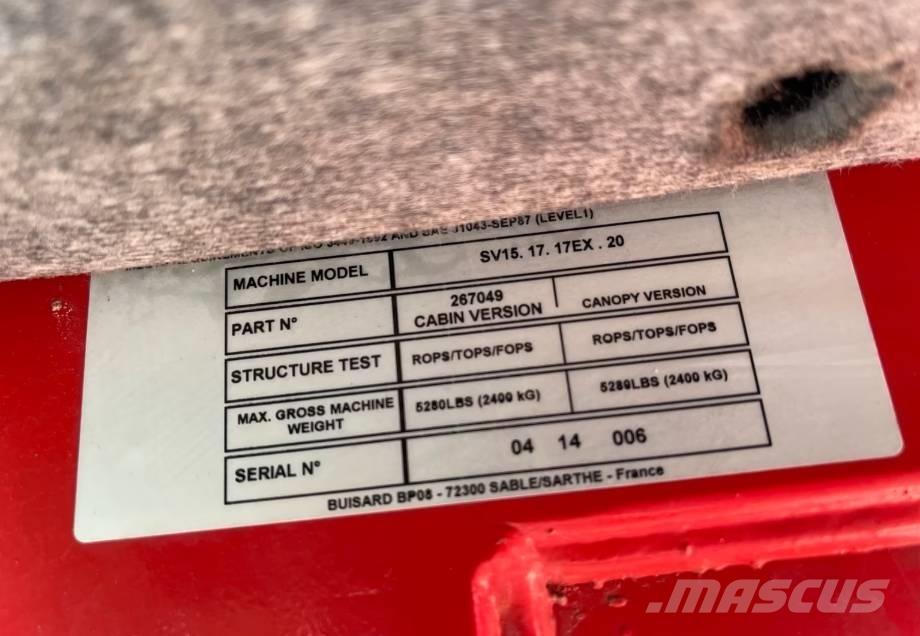 Yanmar SV 15 Mini excavadoras < 7t
