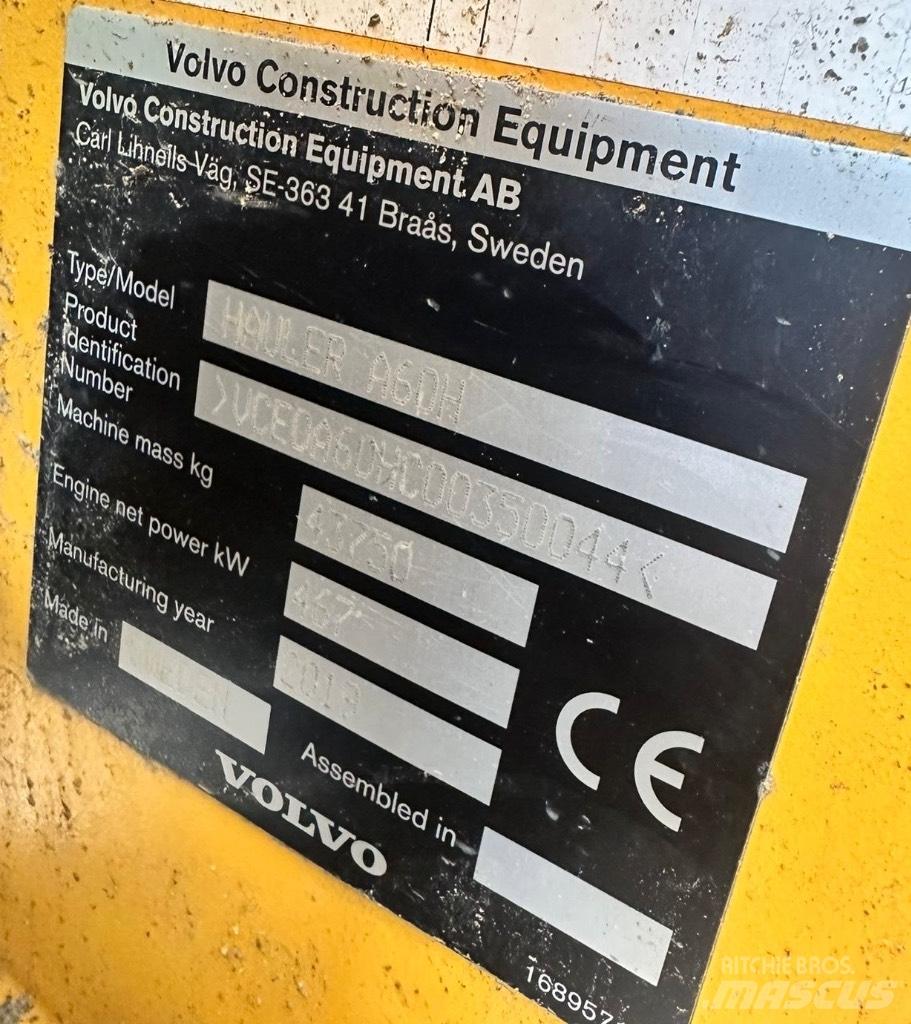 Volvo A 60 H Dúmpers articulados