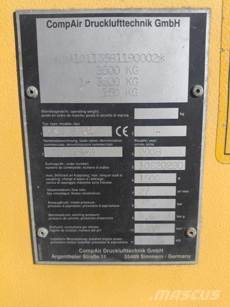 Compair DLT2701 Compresores