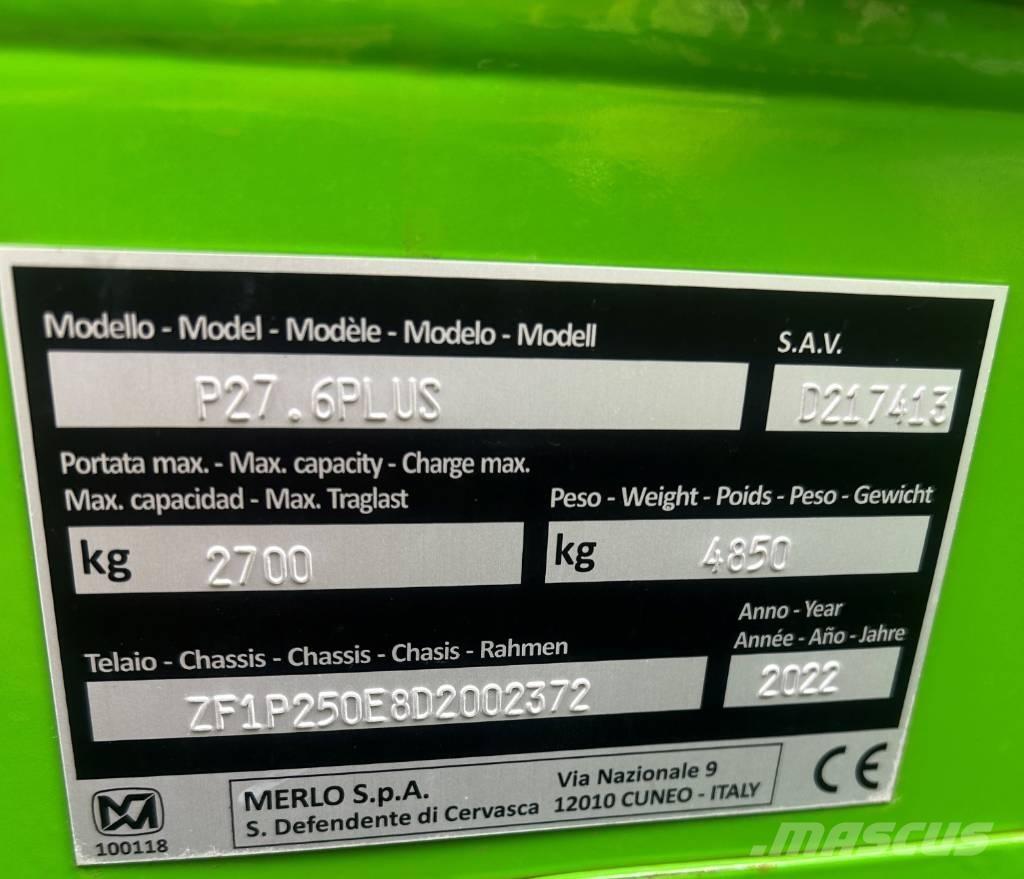 Merlo P 27.6 Plus Carretillas telescópicas