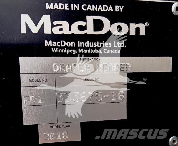 MAC DON FD145 Cabezales de cosechadoras combinadas