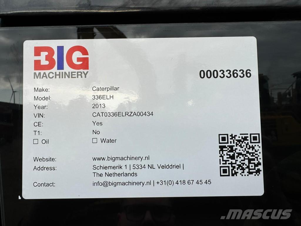 CAT 336ELH Excavadoras de cadenas