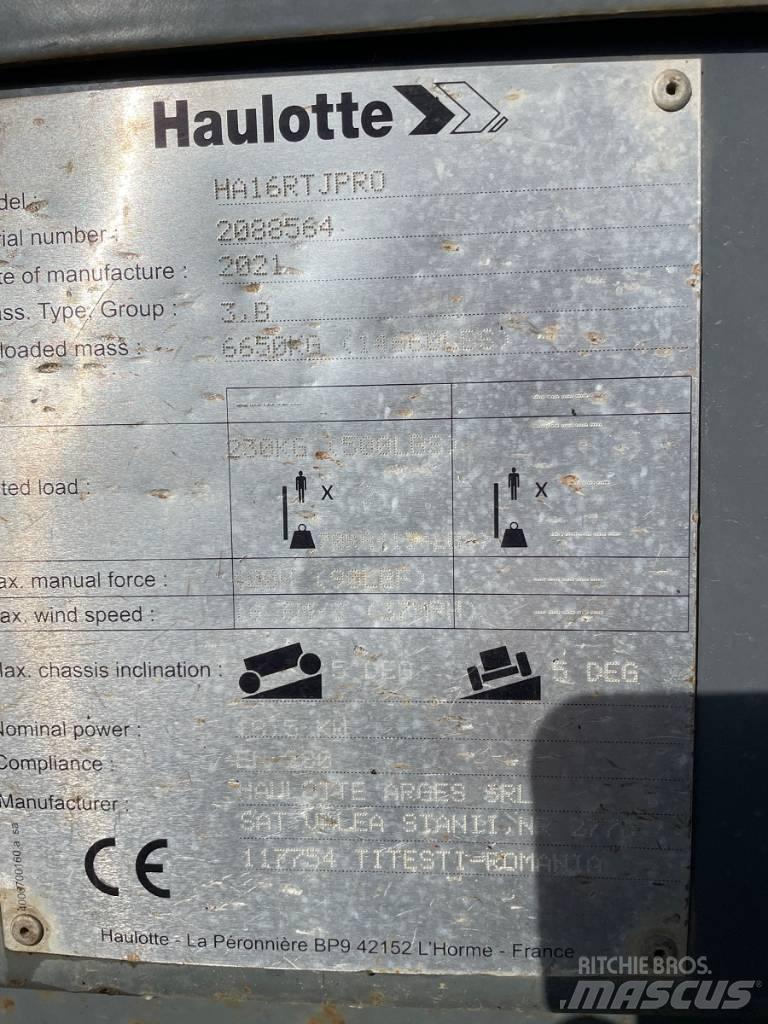 Haulotte HA16RTJ PRO Plataforma elevadora autopropulsada