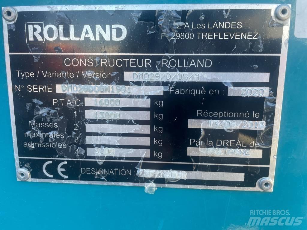 Rolland RF 6620 Remolques esparcidores de estiércol