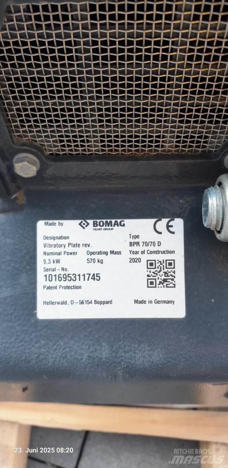 Bomag BPR 70/70 DE Vibradores