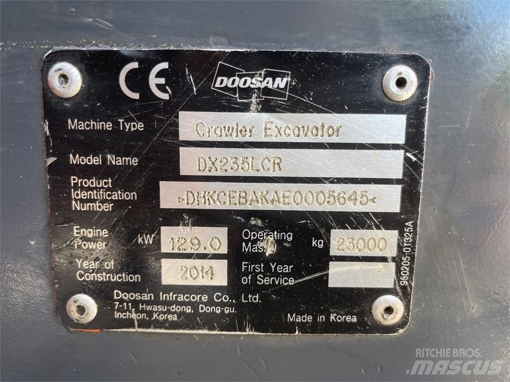 Doosan DX 235 LCR Excavadoras de cadenas