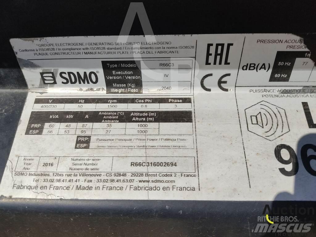 Sdmo R66C3 Generadores diesel