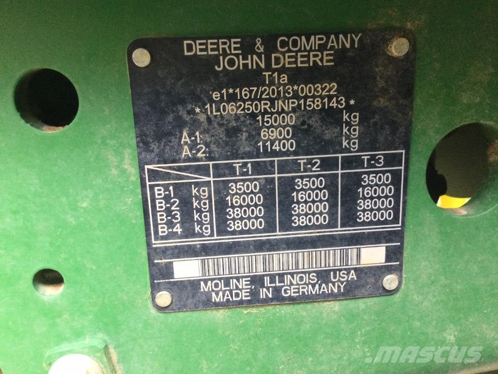 John Deere 6R250 Tractores