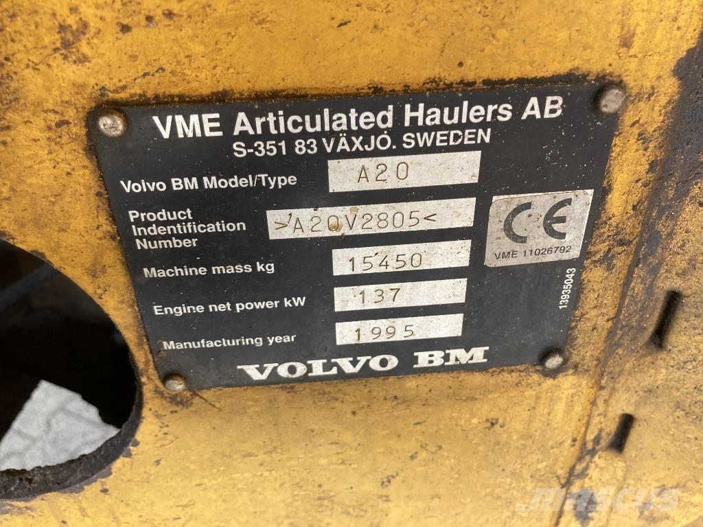 Volvo A 20 6x6 Dúmpers articulados