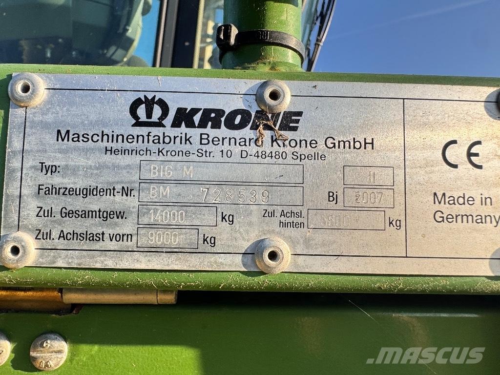 Krone Big M II Segadoras