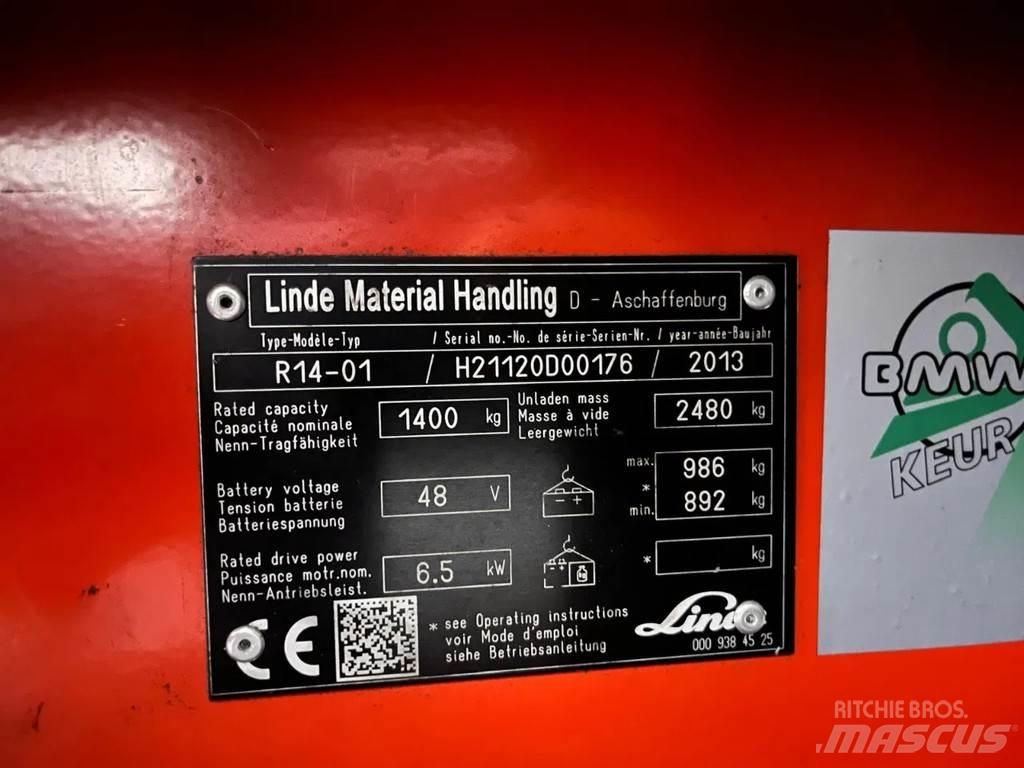 Linde R14-01 Carretillas retráctiles