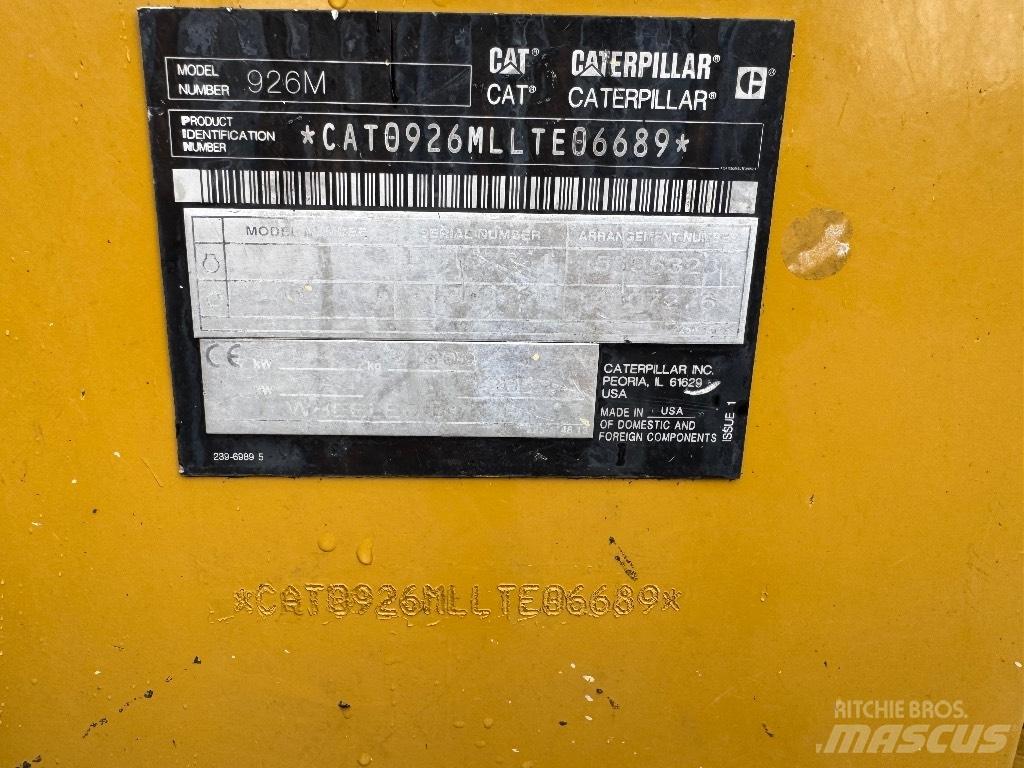 CAT 926 M Cargadoras sobre ruedas