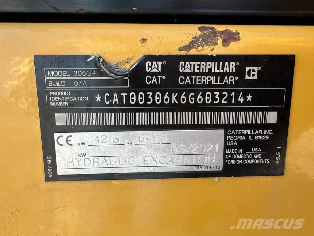 CAT 306CR Mini excavadoras < 7t