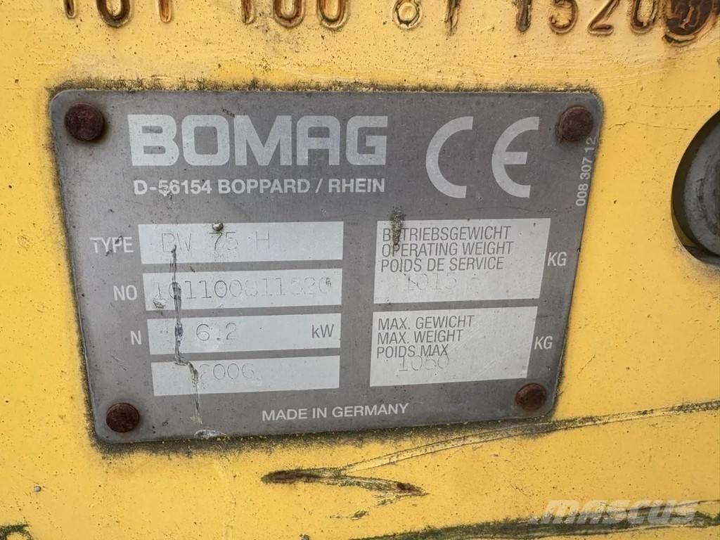 Bomag BW75H Otros rodillos
