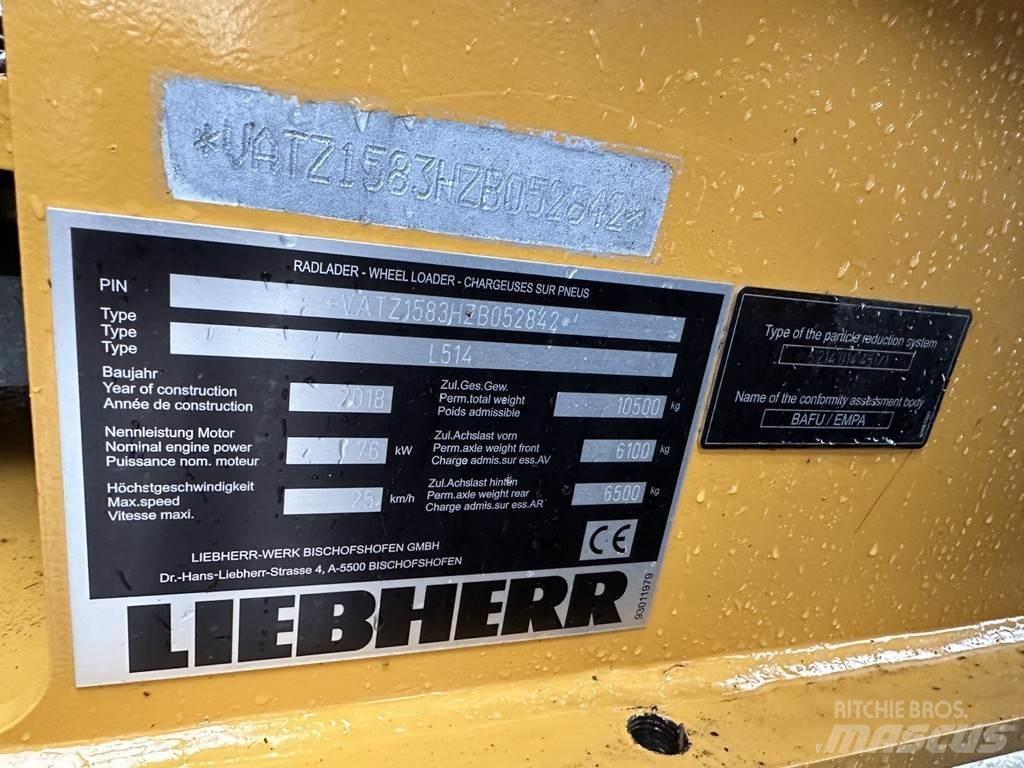 Liebherr L514 Cargadoras sobre ruedas