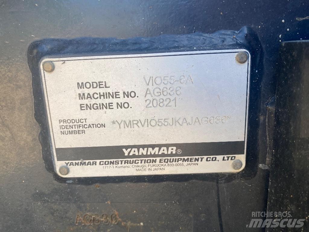 Yanmar Vio 55-6 A Mini excavadoras < 7t