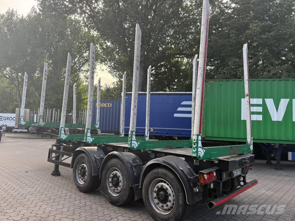 BEFA Sattel Anhänger Semirremolques de transporte de madera