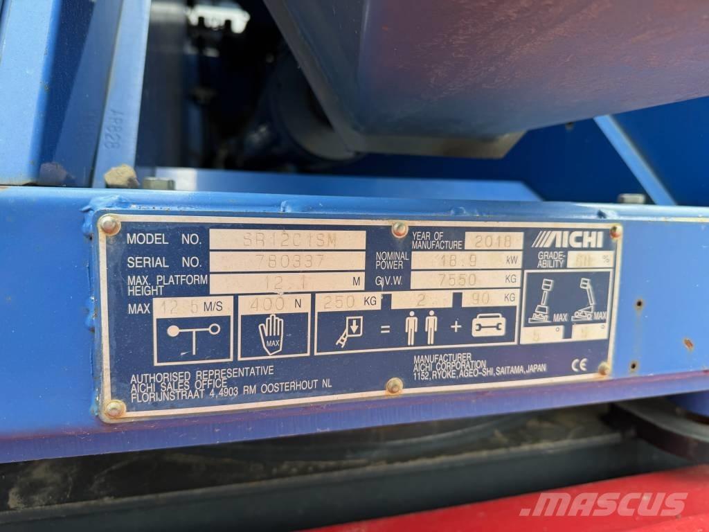 Aichi SR 12 CSM Plataformas de trabajo telescópica