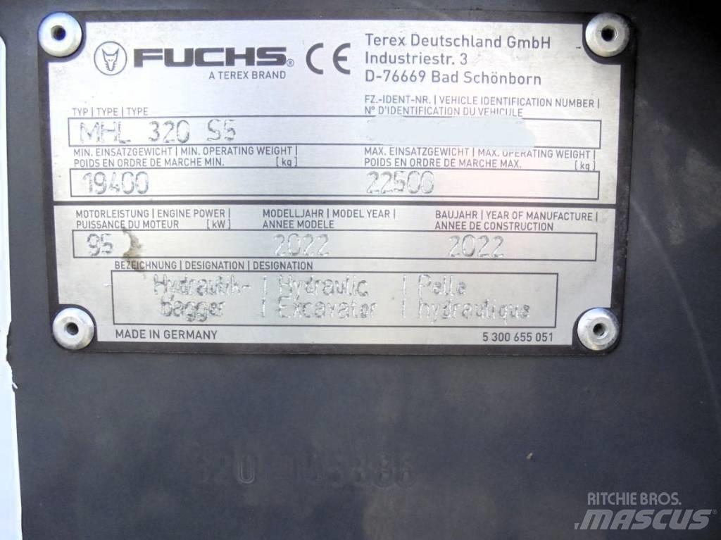Fuchs MHL 320 Excavadoras de manutención